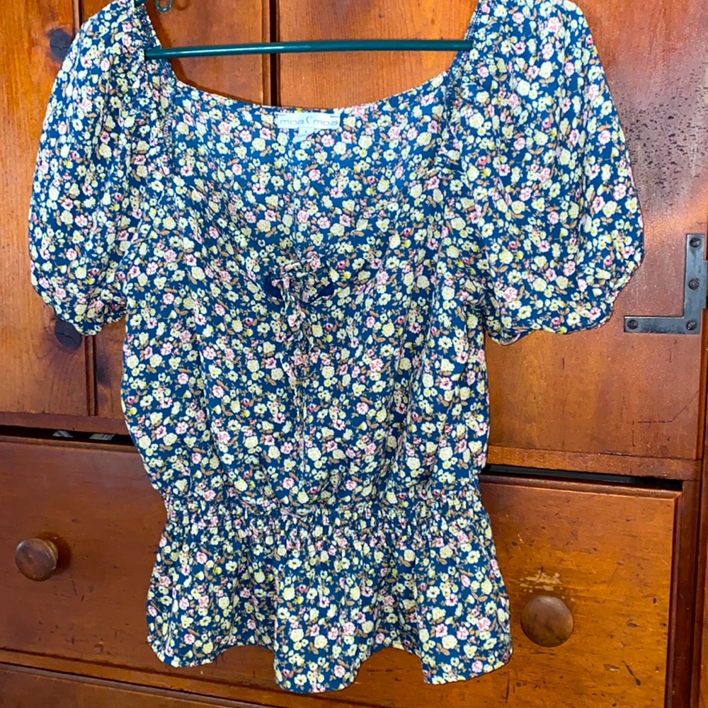 Floral Baby Doll Blouse